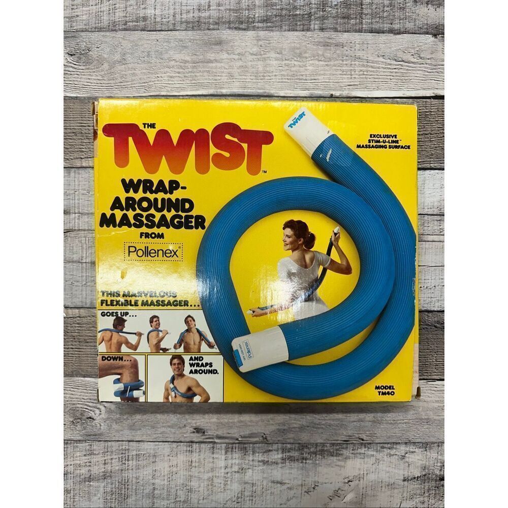 Vintage Pollenex “The Twist” Wrap Around Massager Flexible Vibrating Massage